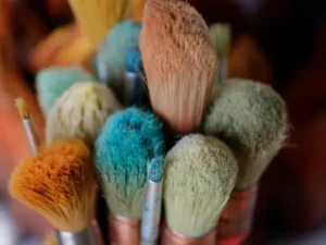 photo pinceaux patine multicolors. benoit cauchies